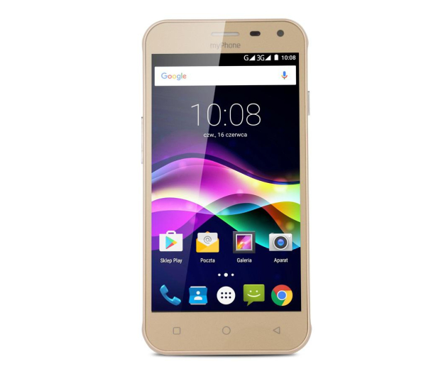 MYPHONE FUN 5 Złoty Dual Sim - 350801 - zdjęcie
